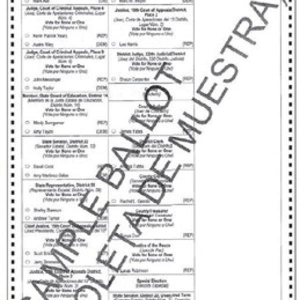 Early Voting, Election Day Information: