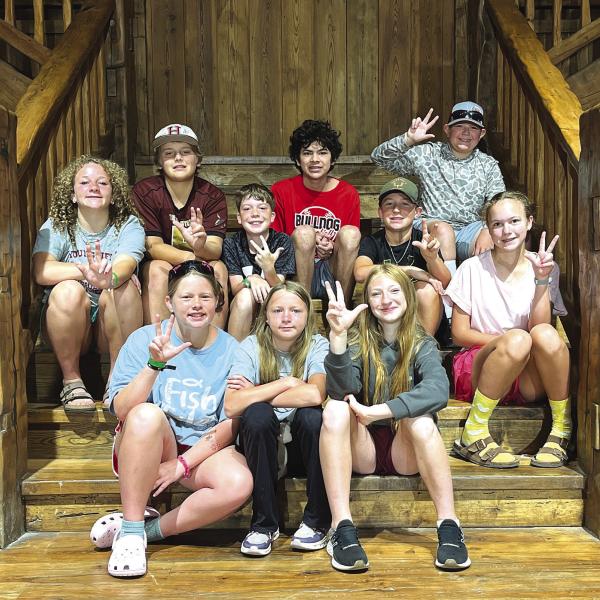 Hamilton County Young Life junior high-age campers. Courtesy photo