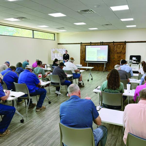 Community members gathered at the Hamilton Public Library on August 27th for the Watershed Steward Workshop. This meeting was held to inform anyone interested in improving the region’s water quality through the Leon and Lampasas Rivers. Courtesy photo