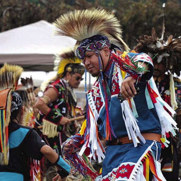 Sean and Jason Soukkala bring the artistry, history, and traditions of Native American Grass Dance to Prairie Experience 2026 Native Pride Productions, courtesy Texas Botanical Gardens &amp; Native American Interpretive Center, Inc.