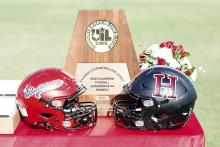 CHAMPIONSHIP BLING: The 2025 Class 2A Division 1 State Champion Hamilton Bulldogs were presented championship rings during a special ceremony held at Kooken Field on Thursday of last week. Photos by Tracy Cox