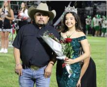 The 2026 Hamilton senior Homecoming Queen is Jovana Flores. Photo by Jaxon Hansard