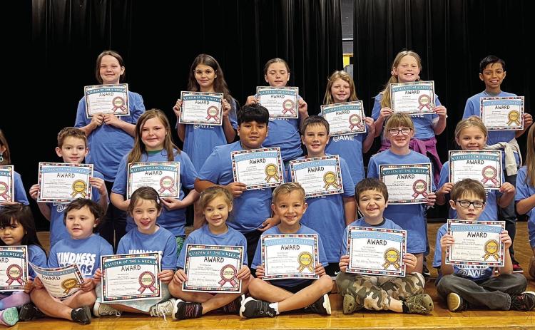 Ann Whitney Elementary Citizens of the 5th Six Weeks