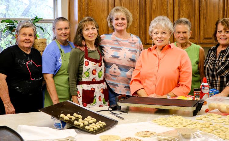 Norse ladies prep for smorgasbord