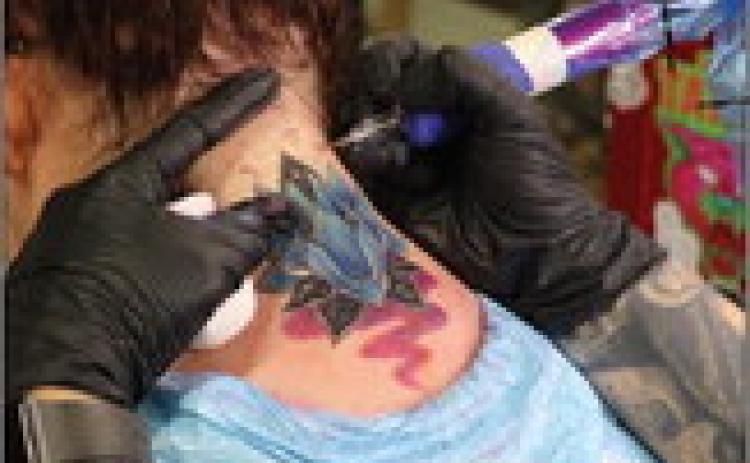 Texas Rose offers tattoos to chase away bad luck