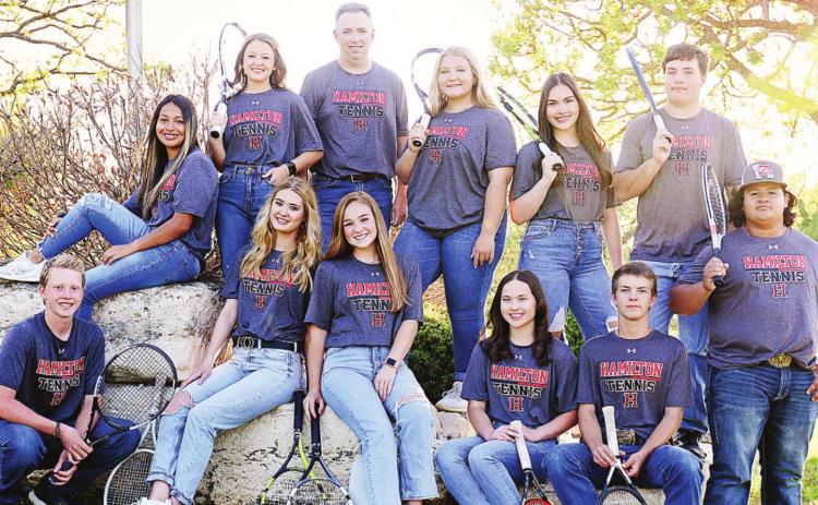 Tennis teams compete at region