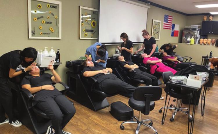 Cosmetology offering services