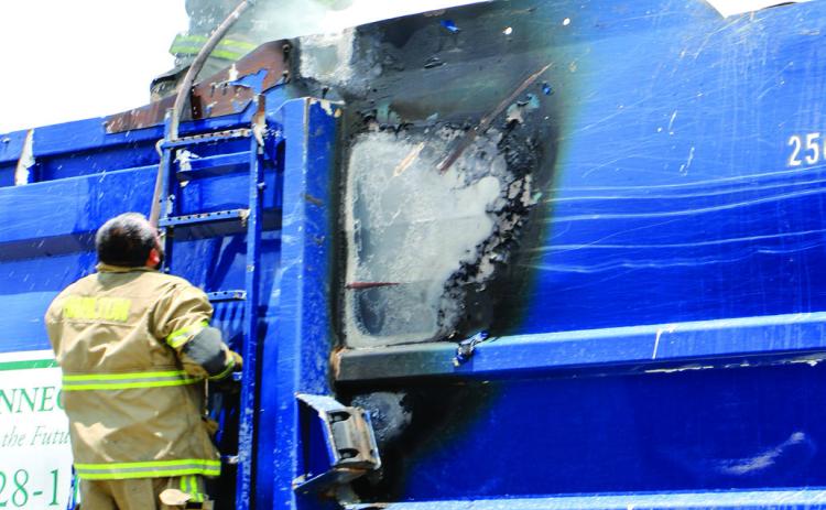 	Trash truck brings fire to HVFD