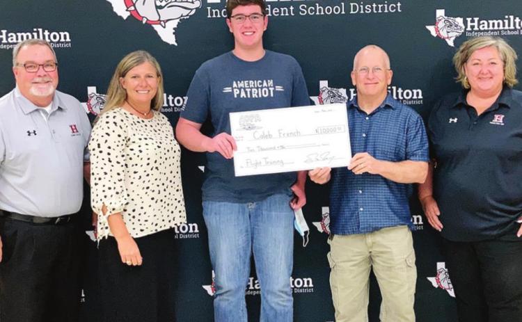 French receives $10K grant for aviation