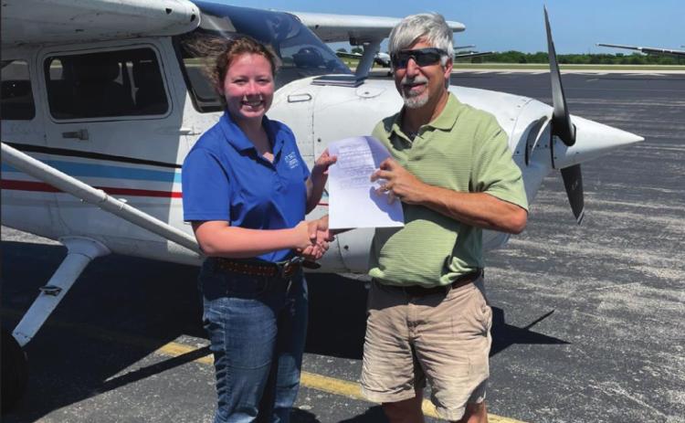 HHS grad earns pilot’s license
