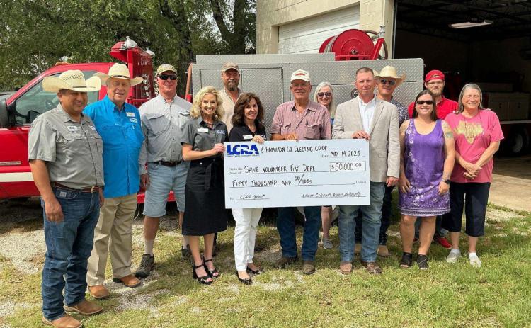 Shive VFD gets $50k LCRA, HCEC grant