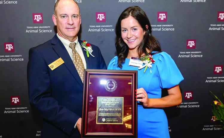Hamilton vet receives A&M award