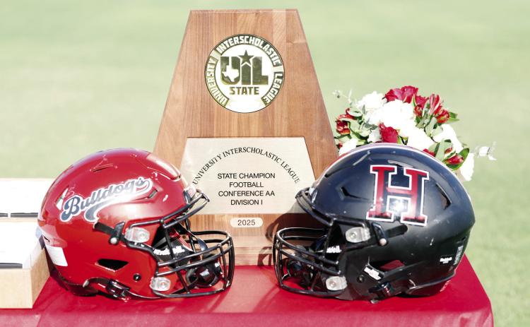 CHAMPIONSHIP BLING: The 2025 Class 2A Division 1 State Champion Hamilton Bulldogs were presented championship rings during a special ceremony held at Kooken Field on Thursday of last week. Photos by Tracy Cox