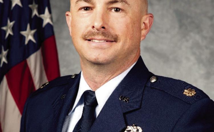MAJOR JACOB SPILLER RETURNS TO TEXAS: Jacob Spiller, son of Debi Norman and step-son of Howard Norman, is now assigned to Sheppard Air Force Base. Previously, he was the Director of Operations at the 52d Maintence Squadron, Spangdahlem AFB, Germany. He just accepted Command of the 361 Training Squadron at Sheppard AFB on May 26, 2026. Family watched as the Change of Command occurred. Courtesy photo