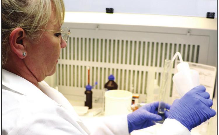 Sanitizer shortage drives pharmacist to the lab