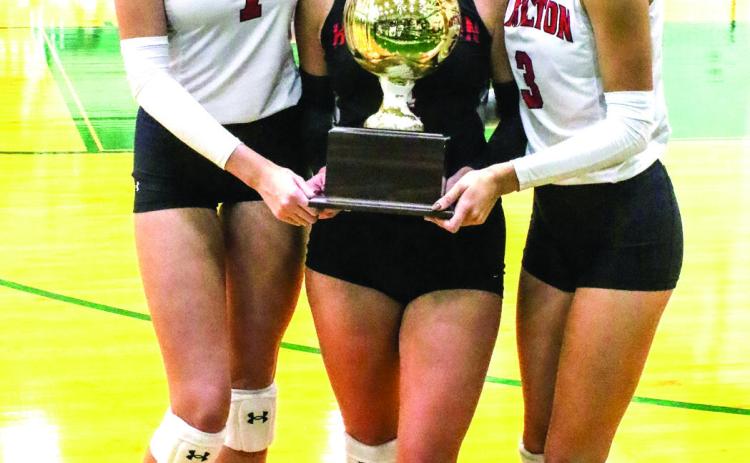 TRIPLE CROWN: Senior trio 