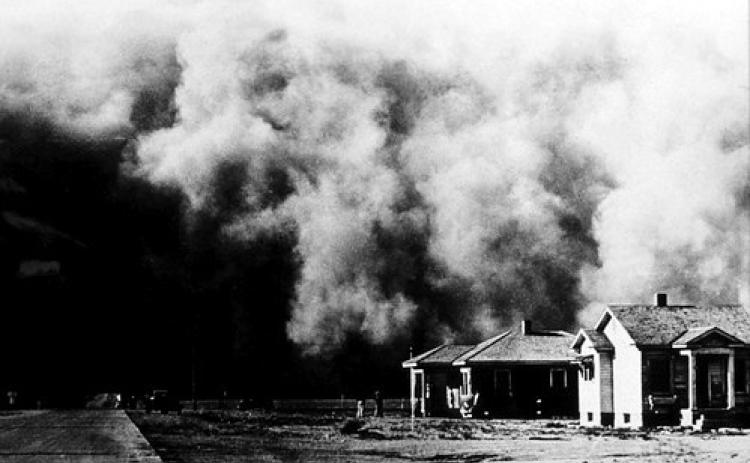 Dust Bowl blows away plentiful grasslands