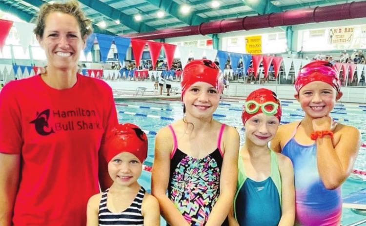 Sharks swim at state