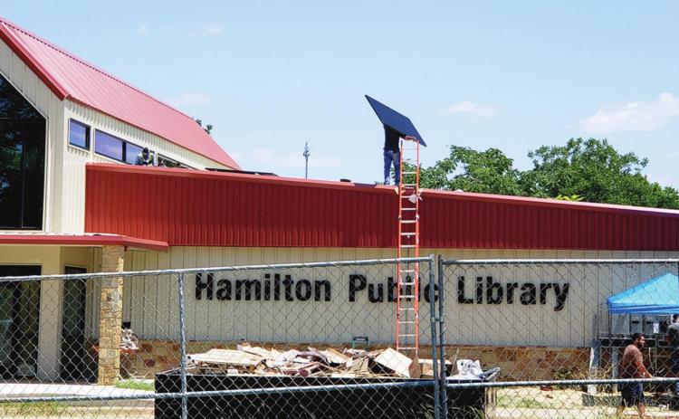 Library construction continues