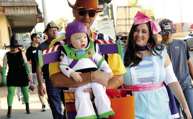 Trick-or-treaters of all ages attend the annual Halloween on the Square event Courtesy Photo