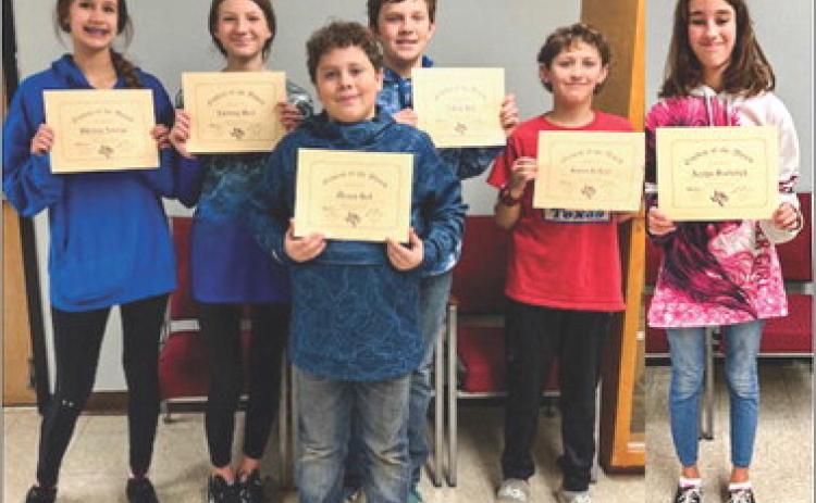 Students of the Month