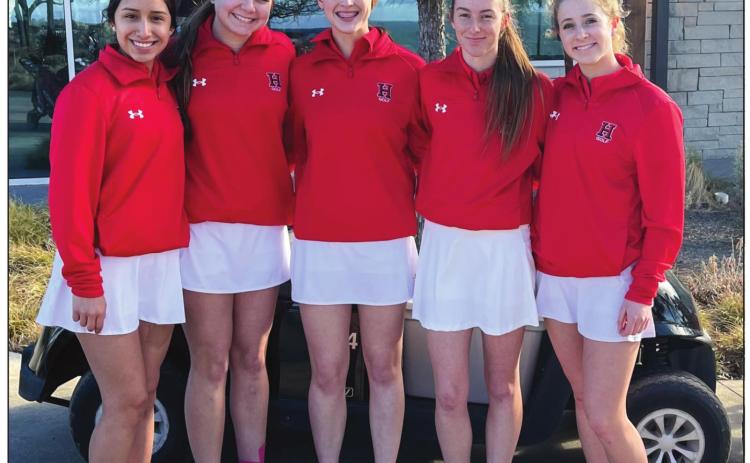 Lady Bulldog golfers