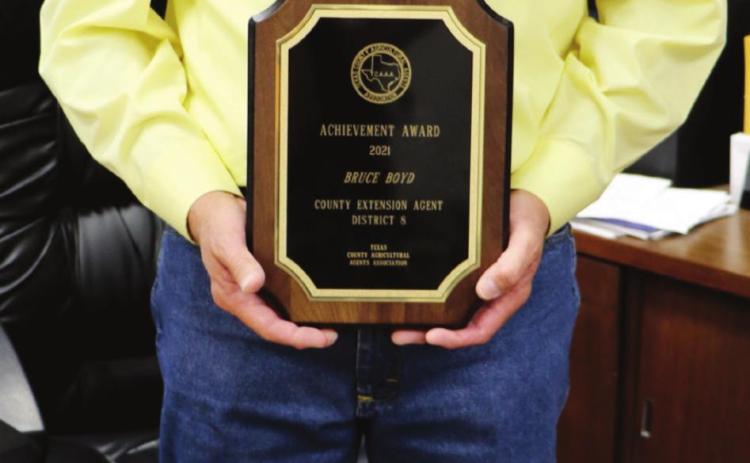 BOYD RECEIVES NATIONAL AWARD