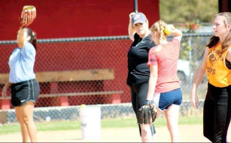 Area coaches help softball team 