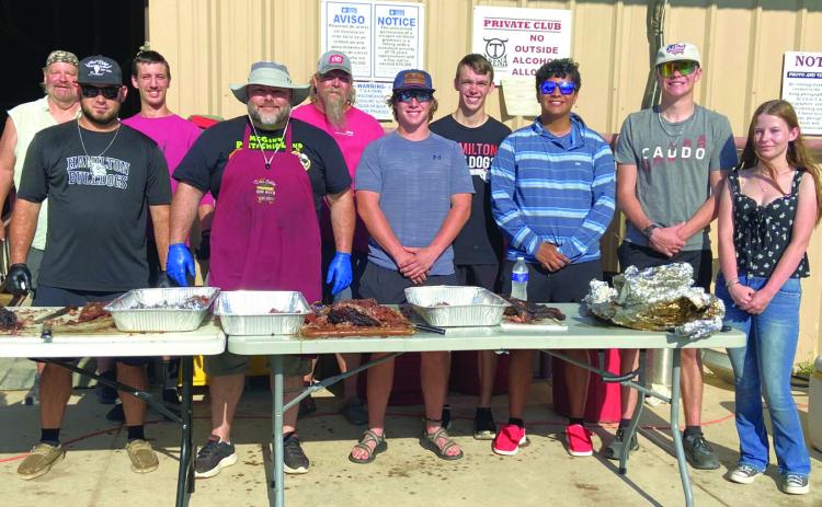 Plenty of brisket for the band