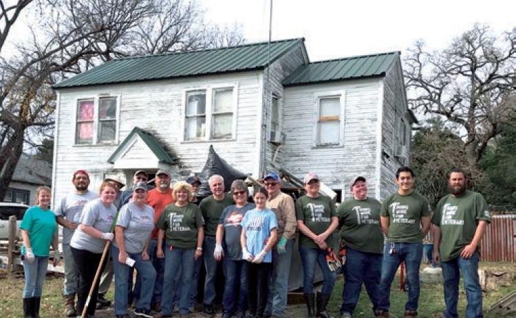 VOLUNTEERS REHAB RICE STREET HOME